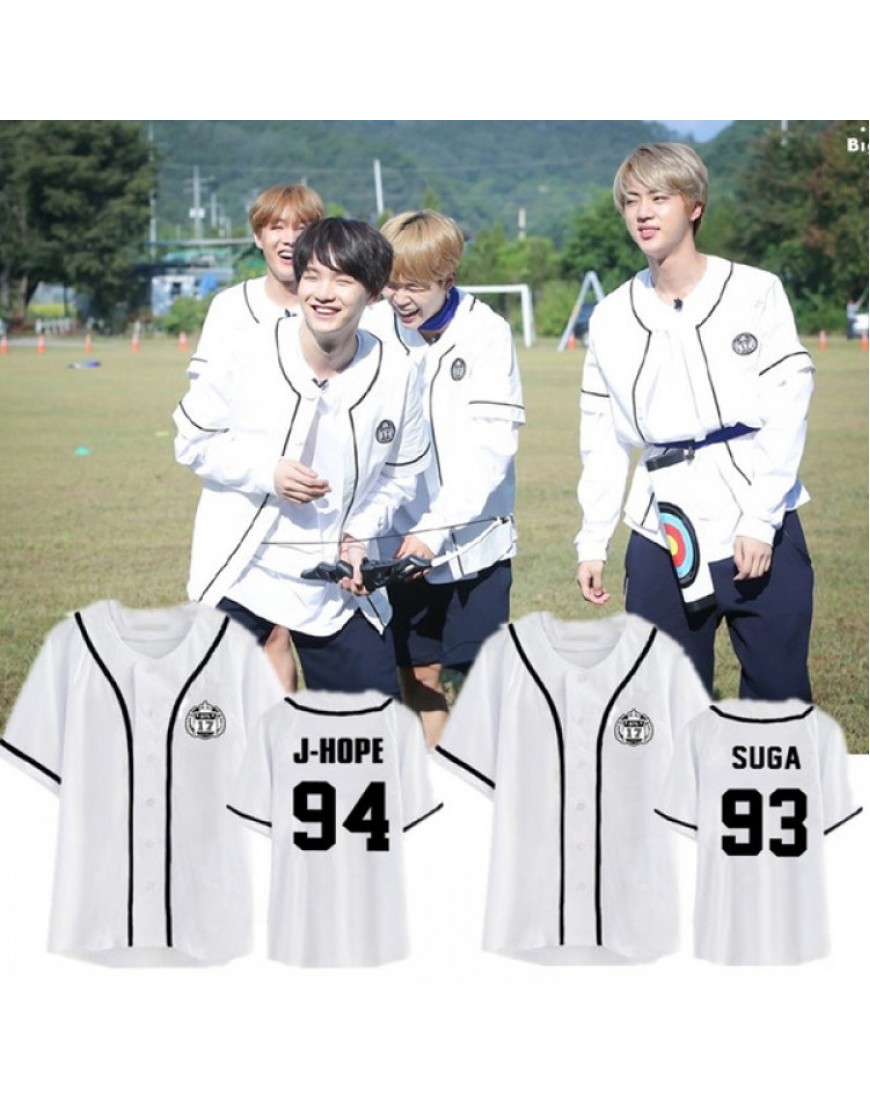 camisa baseball bts