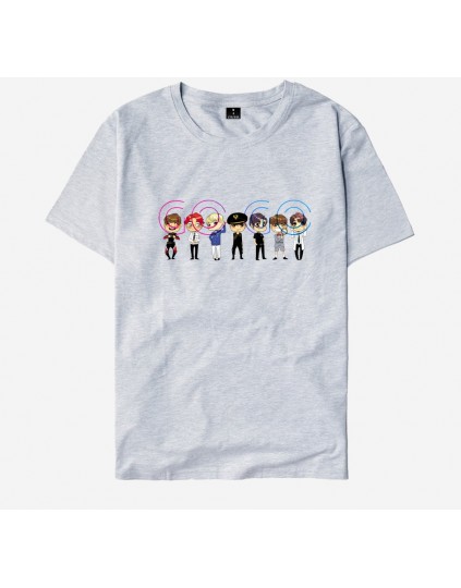 Camiseta BTS GOGO Cartoon