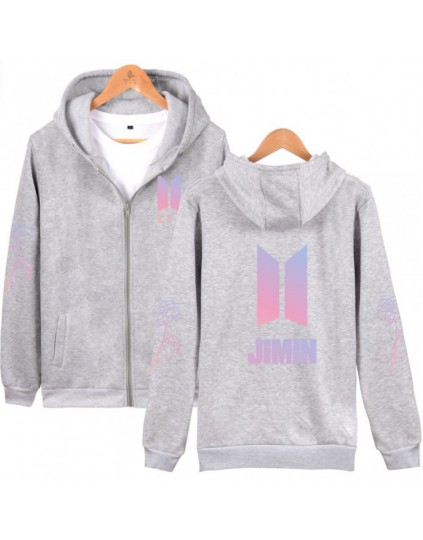 Moletom com Zíper BTS Nova Logo Membros